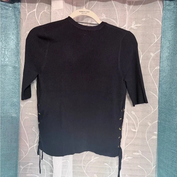 Carmen Marc Valvo Black Women's Cardigan - Picture 2 of 4